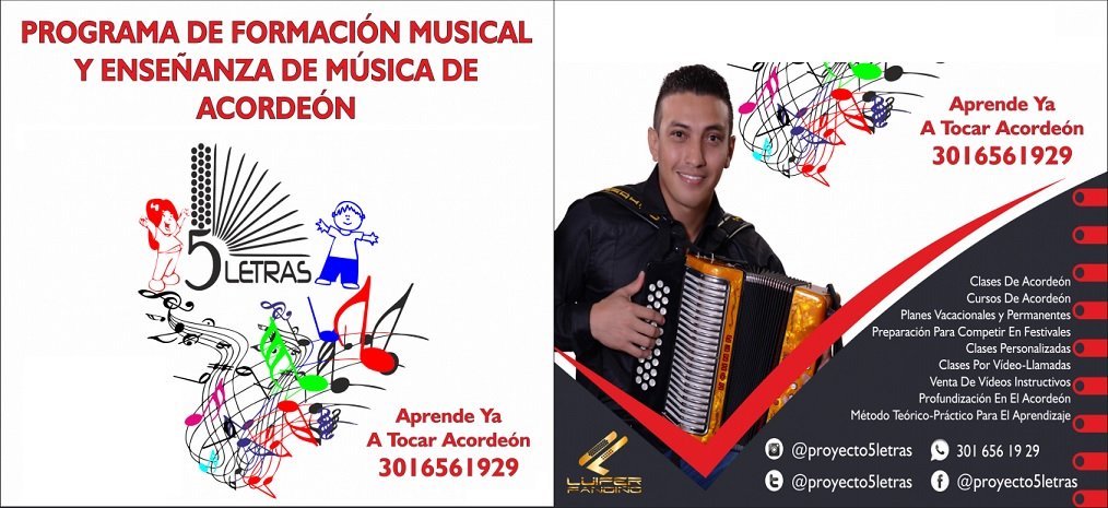 Clases - Curso de Acordeón Vallenato, Santa Marta - Magdalena Teléfono y  Dirección - Clases de Acordeón