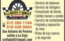 Llantas y Rines - Corregimiento San Antonio de Pereira, Rionegro - Antioquia