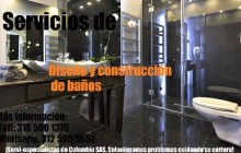 Servicio de diseño y construccion de baños, VILLAVICENCIO