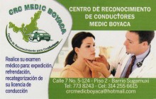 Centro de Reconocimiento de Conductores Medic Boyacá, Sogamoso
