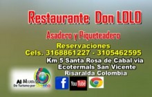 Piqueteadero y Restaurante Don Lolo, Santa Rosa de Cabal - Risaralda