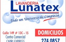 Lavandería Lunatex, Sector Cedritos - Bogotá