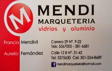 Marquetería y Vidrios Mendi, Cali