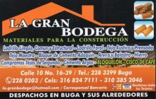 LA GRAN BODEGA - Materiales para la Construcción, Buga - Valle del Cauca  