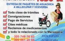 TODO YA, Entrega de Paquetes de Aguachica a Valledupar y Viceverza