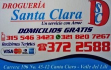Droguería SANTA CLARA - Barrio Canta Claro, Cali - Valle del Cauca
