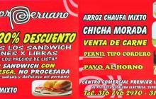 Restaurante Sabor Peruano, Centro Comercial Premier Limonar - Cali, Valle del Cauca