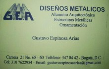 G.E.A. Diseños Metálicos, Bogotá