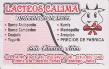 LACTEOS CALIMA, RESTREPO - VALLE DEL CAUCA