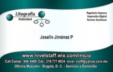 Litografía y Publicidad Nivel Staff - BOGOTÁ