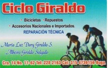CICLO GIRALDO - Bicicletería, Buga - Valle del Cauca