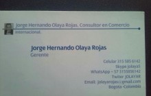 Jorge Hernando Olaya Rojas / Consultor en comercio