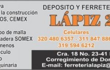 Deposito y Ferretería Lapiz 2 - Corregimiento Doradal, Puerto Triunfo - Antioquia
