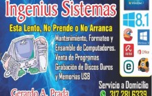  FORMATEO MANTENIMIENTO Y LIMPIEZA DE COMPUTADORES DE MESA VENTA DE PROGRAMAS ORIGINALES SERVICIO A DOMICIO
