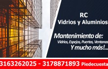RC Vidrios y Aluminios, PIEDECUESTA - Santander